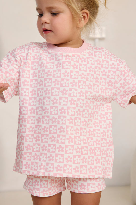 Pretty in Pink Shirt and Short Set