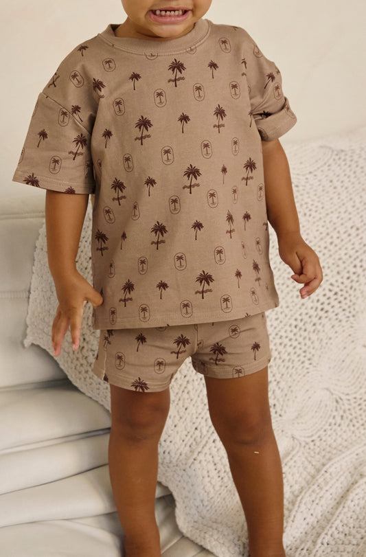 Palm Breeze Shirt and Short Set