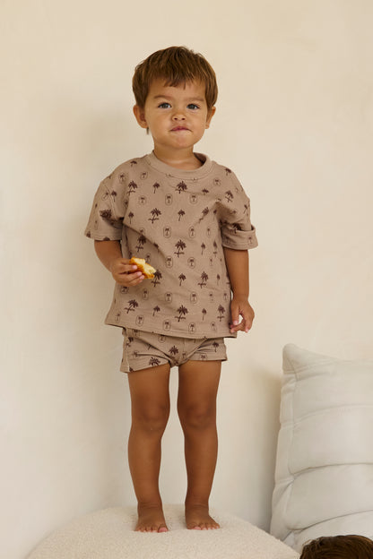 Palm Breeze Shirt and Short Set