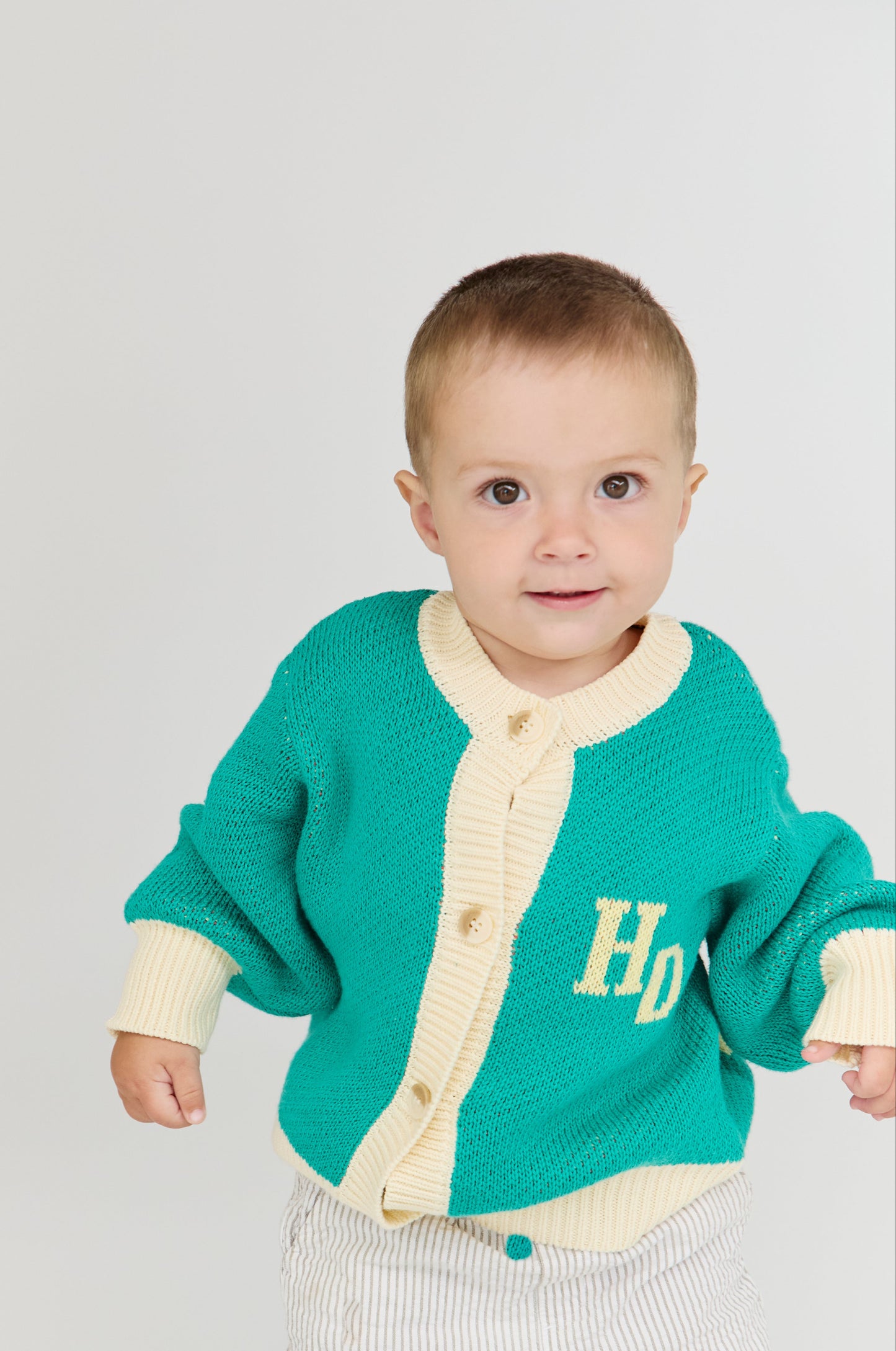 Coral Varsity Cardigan