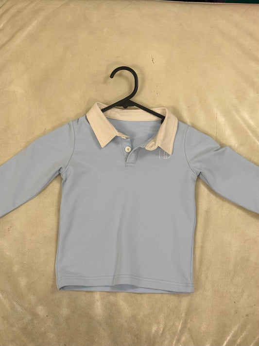 Boys HD Embroidered Long Sleeve Tee