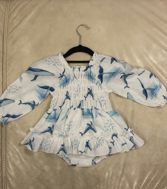 Whale Dress Romper