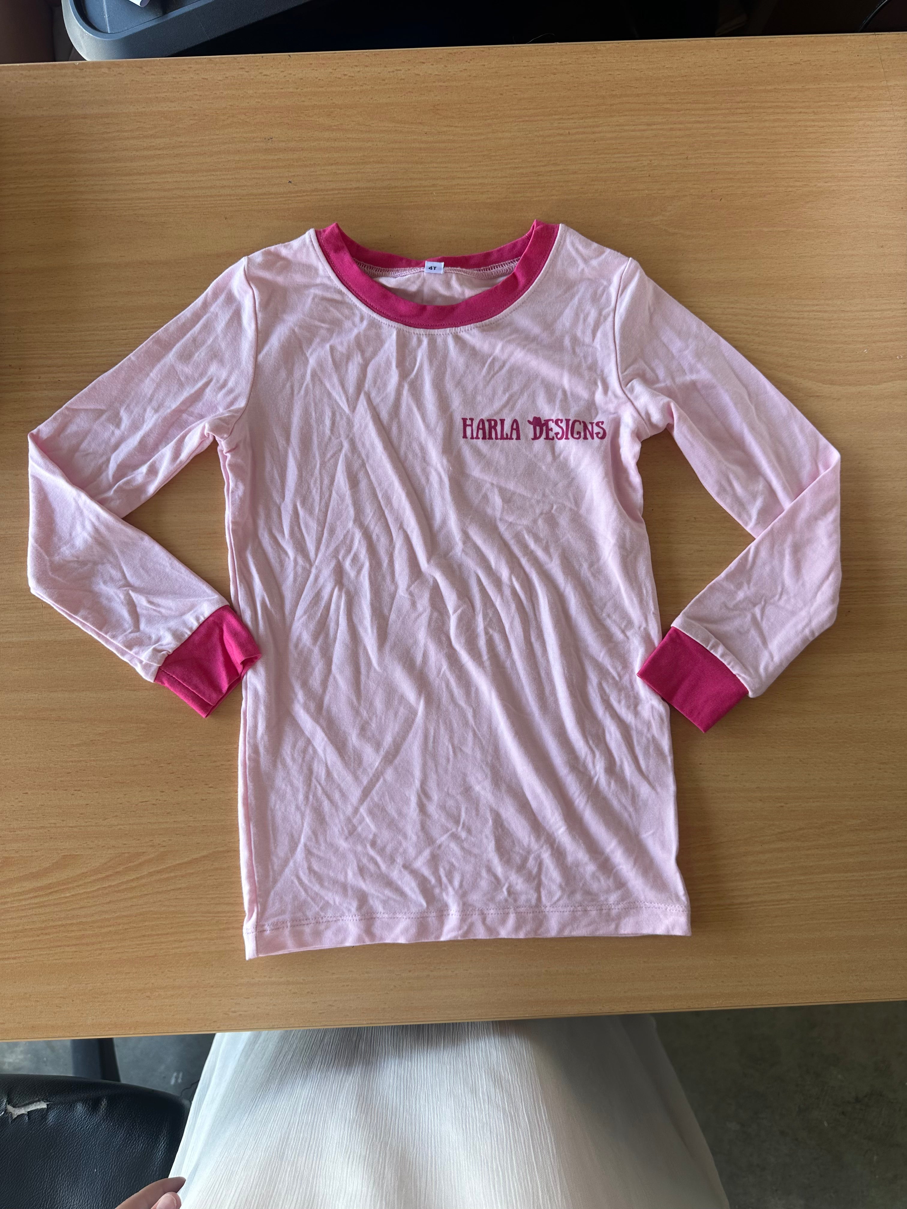 Cowgirl Pajama Top Sample