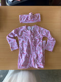 Baby Pyjama Romper + Matching Headbow Sample