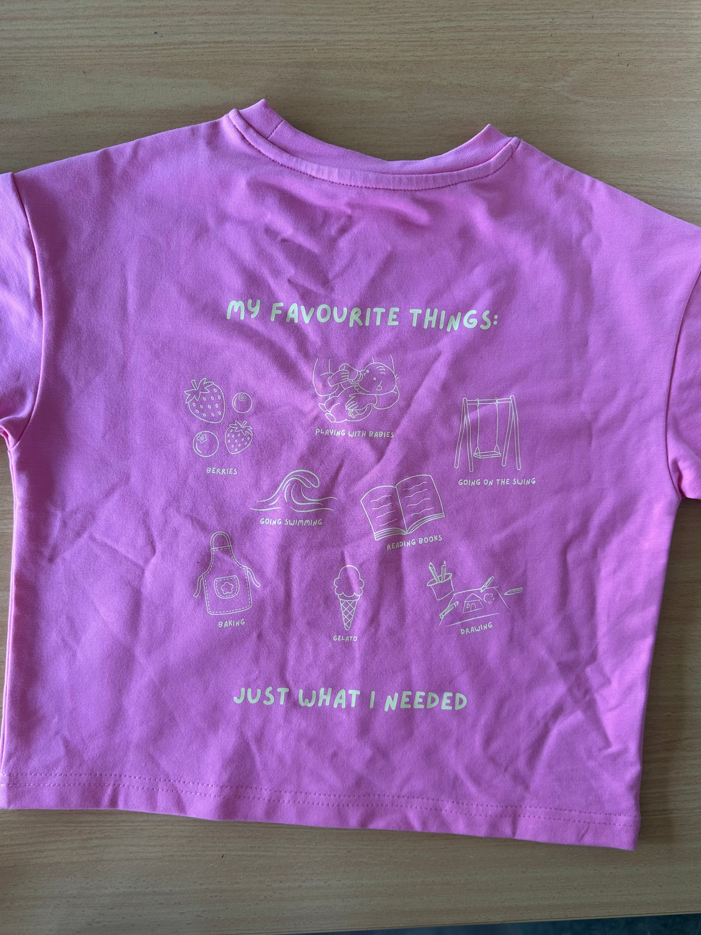 My Favourite Things Tee- Sample