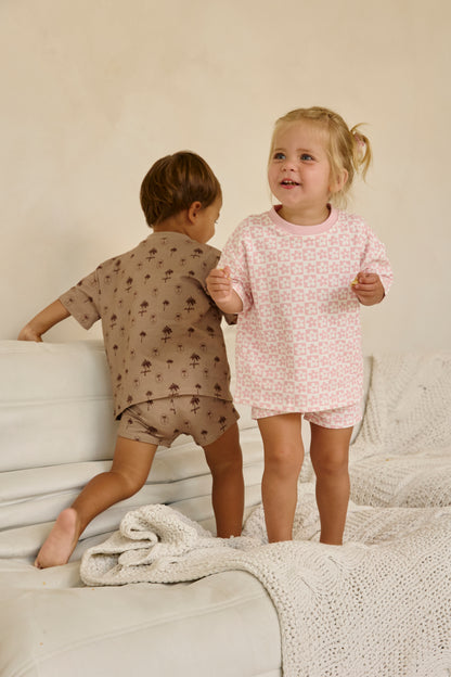 Pretty in Pink Shirt and Short Set