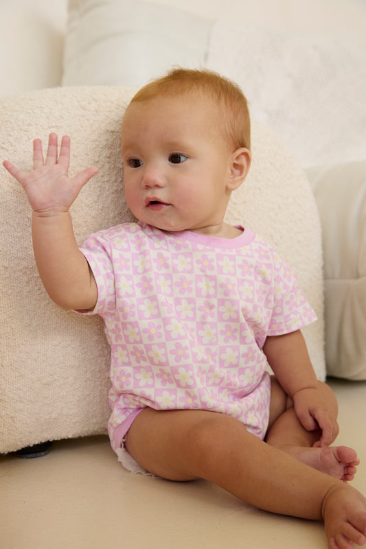 Pretty in Purple Romper