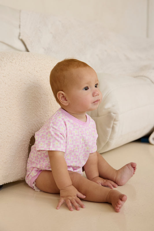 Pretty in Purple Romper